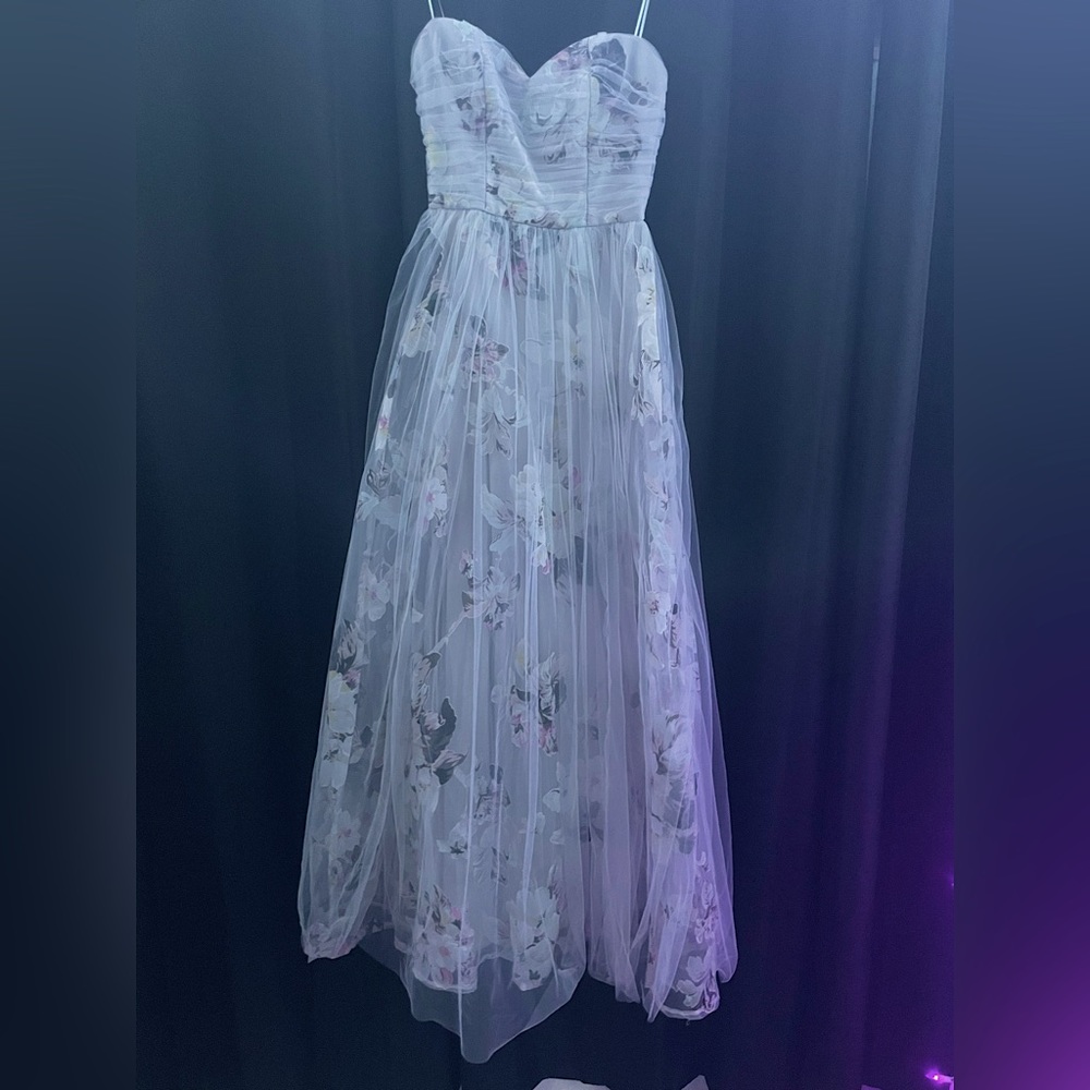 fashion nova gray mystic desire floral maxi dress